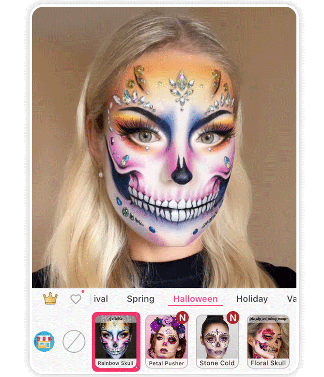 Prova Trucco Halloween 2024: Trucco Teschio Spaventoso