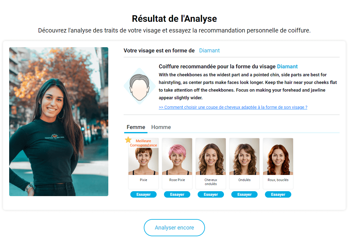 Connaitre la forme de son visage : coiffure idéale