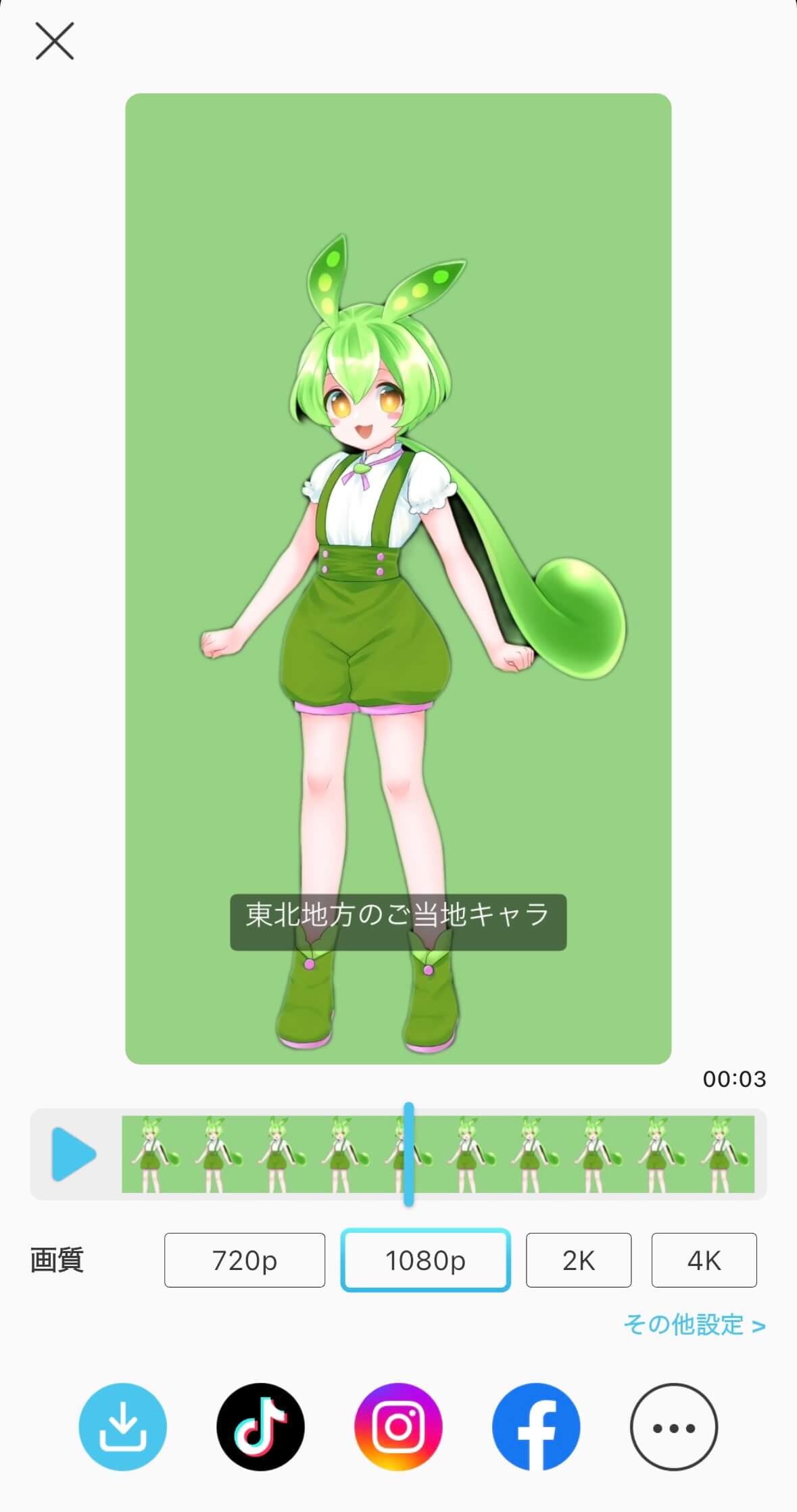 Youcam Video　完成動画