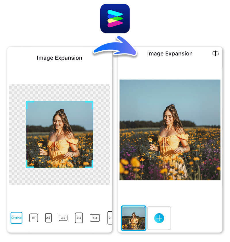 Extension image IA en ligne