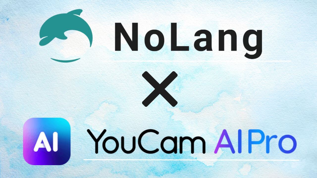 NolangとYouCam Ai proの組み合わせ画像