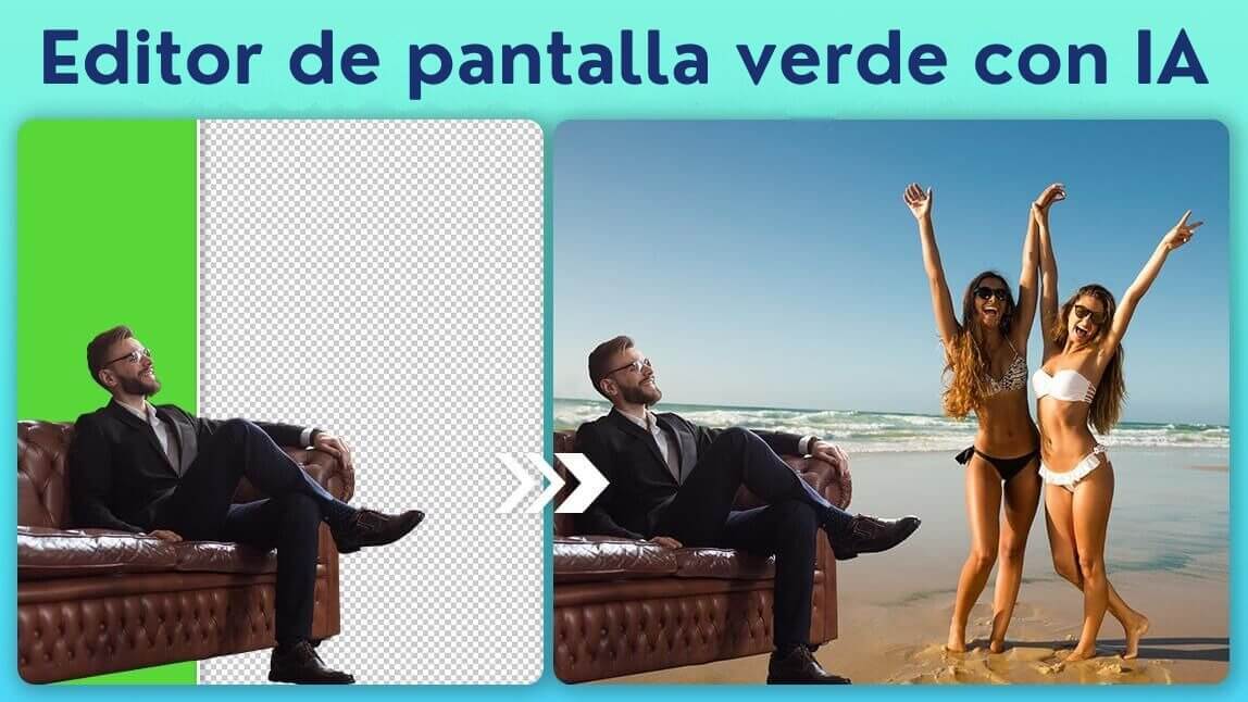Edita fotos y videos con pantalla verde