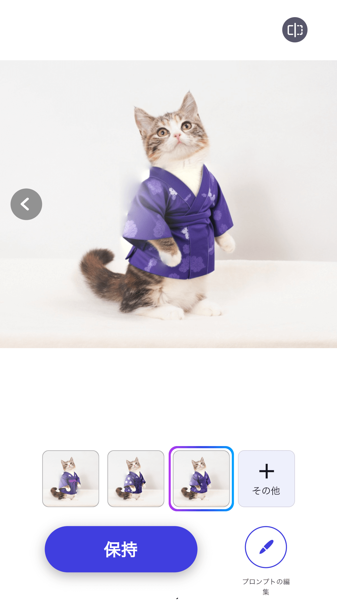 猫　完成画像