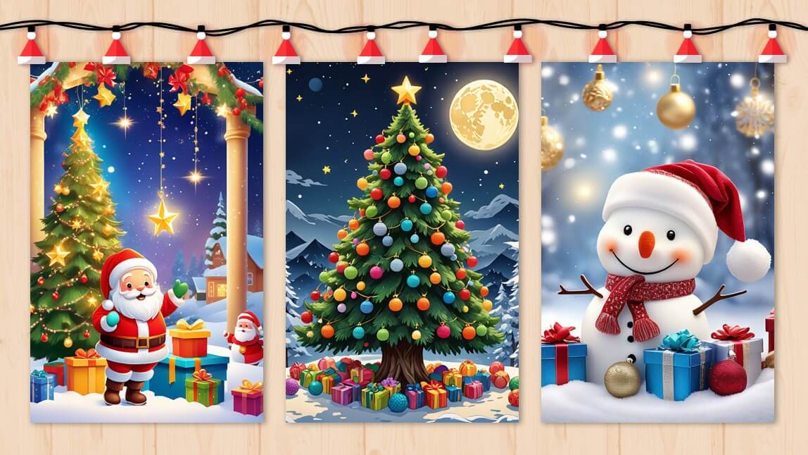 Kostenlose Weihnachtsbilder für WhatsApp selber erstellen