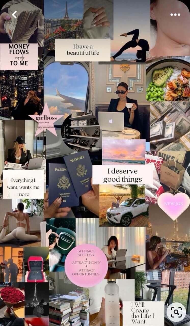 vision board