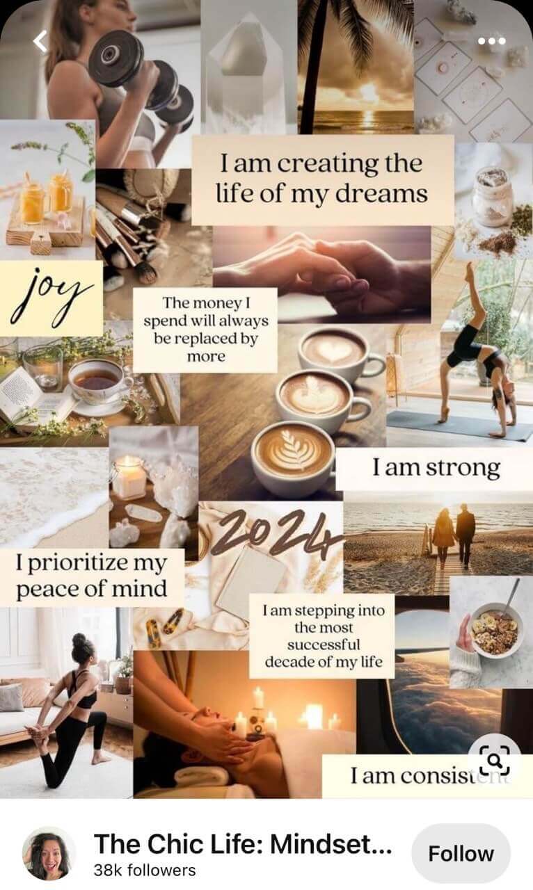 vision board