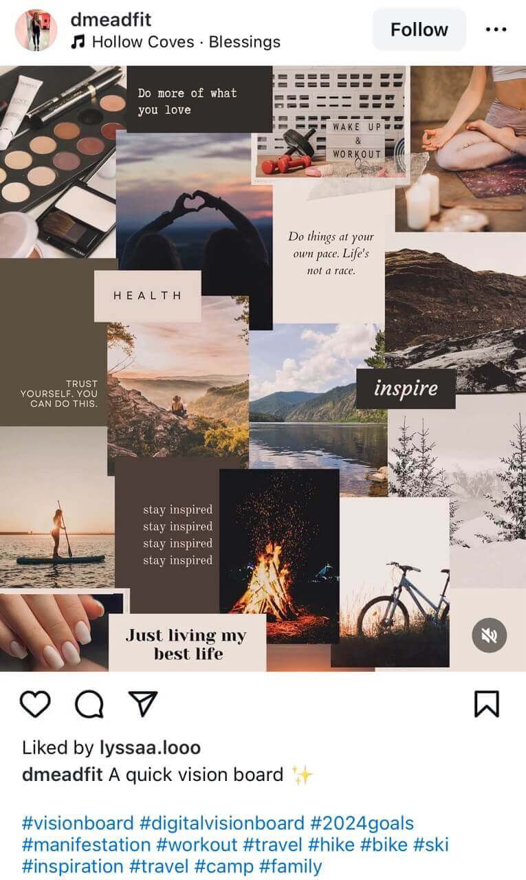 vision board