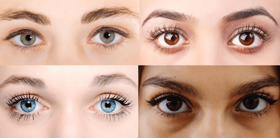 color de ojos