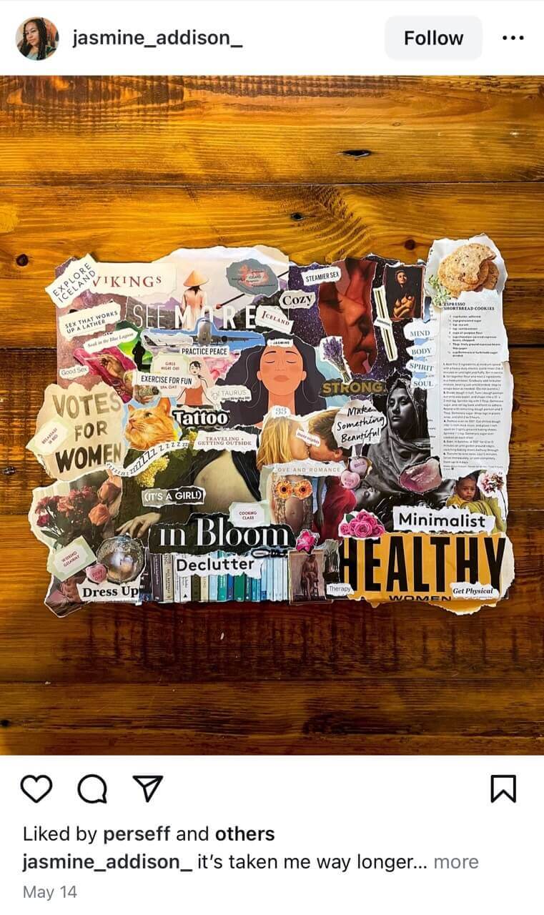 vision board