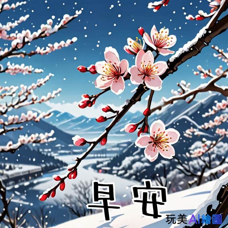 冬至早安圖：冬至早安