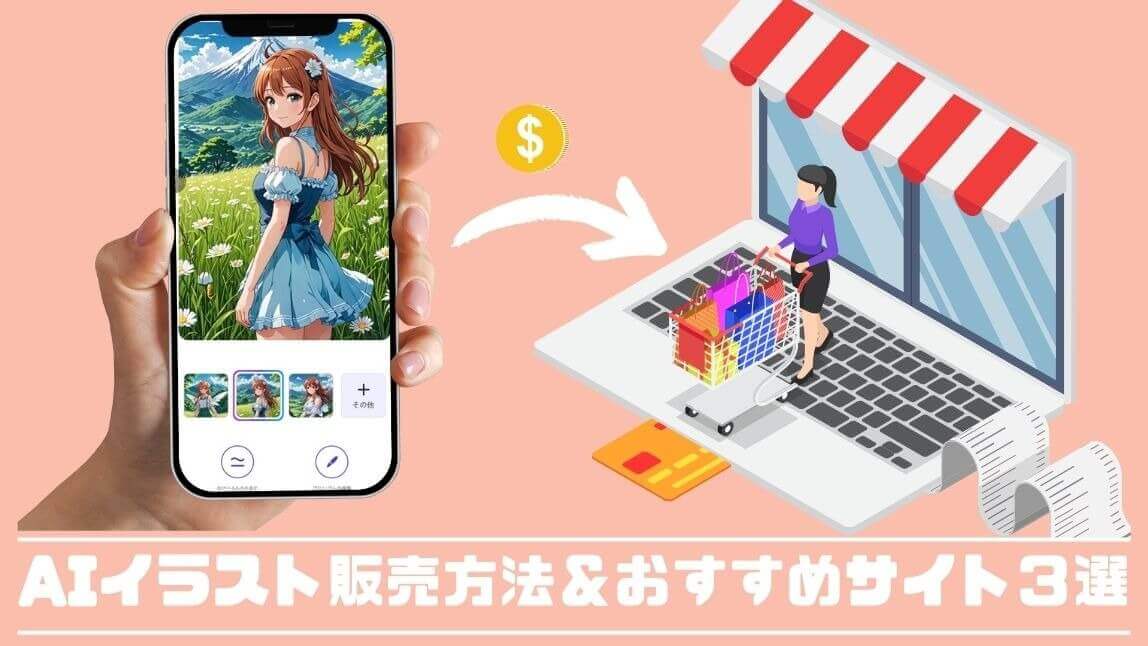 AI画像をストックサイトで売る方法