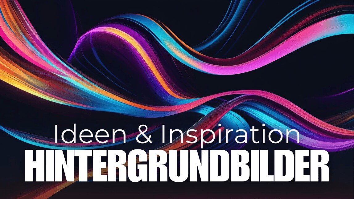 Abstraktes Kunstwerk mit hellen und lebendigen Farben als Hintergrundbild