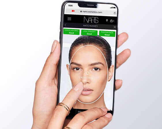 NARS aumenta il tasso di conversione con il virtual try on per foundation finder
