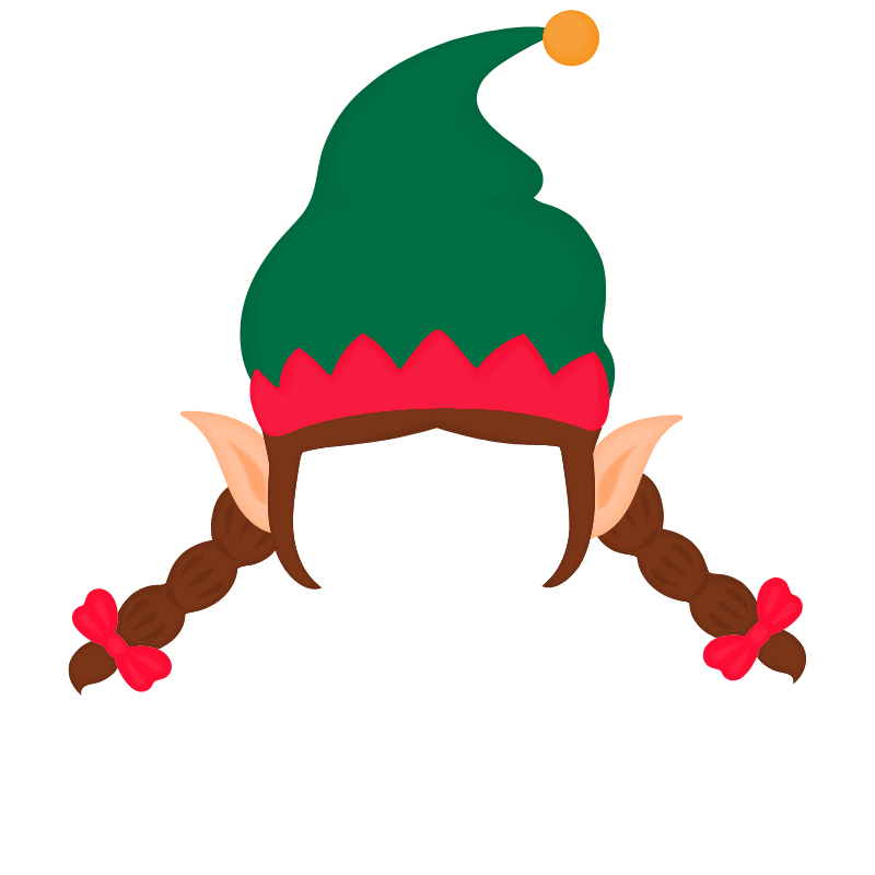 Plantillas navideñas para poner caras