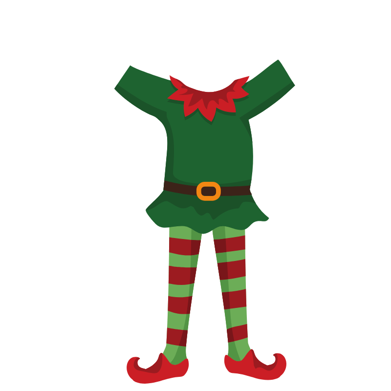 Plantillas navideñas para poner caras