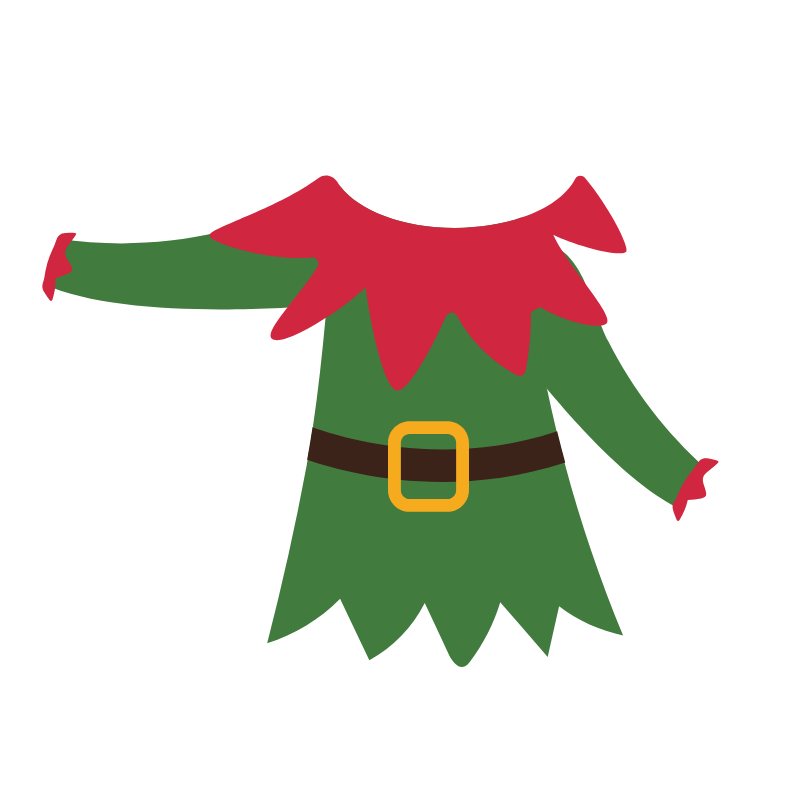 Plantillas navideñas para poner caras