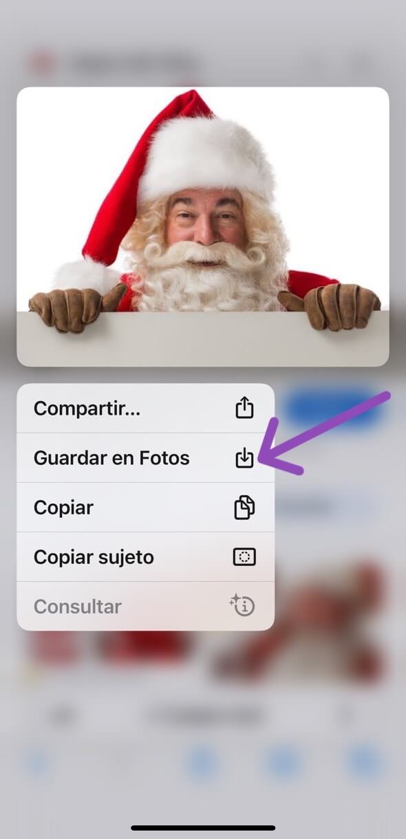 selecciona foto de santa claus