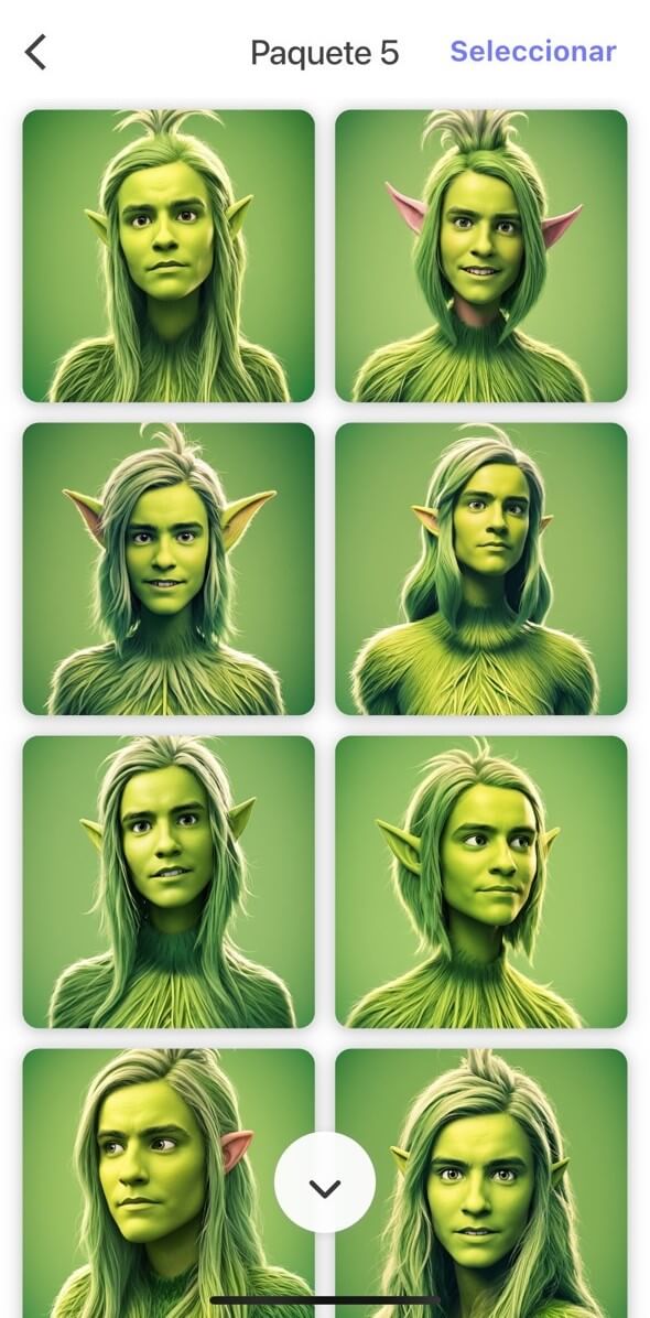 Convertir foto en Grinch 