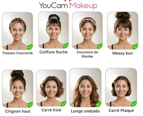 Coiffures IA parfait pour coiffure Nouvel An