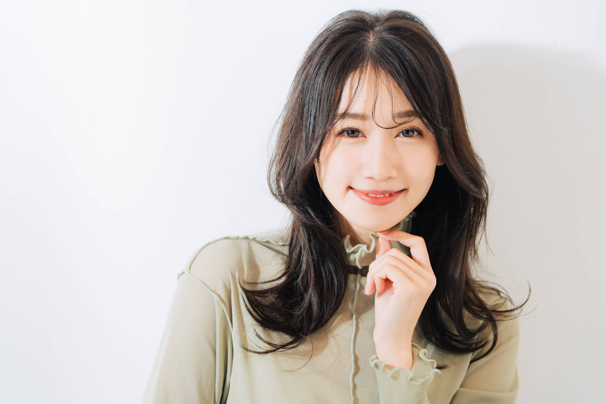 ふんわりボリュームをサイドに