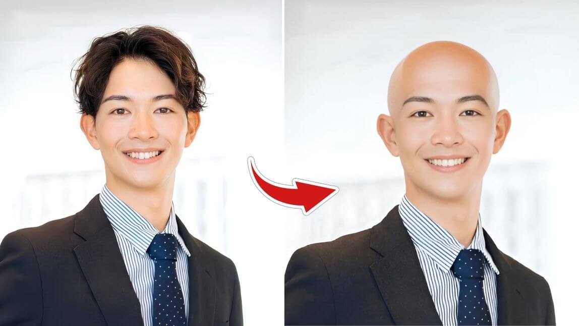剃光頭更帥！？光頭適合的臉型、頭型整理，光頭特效 App 直接測