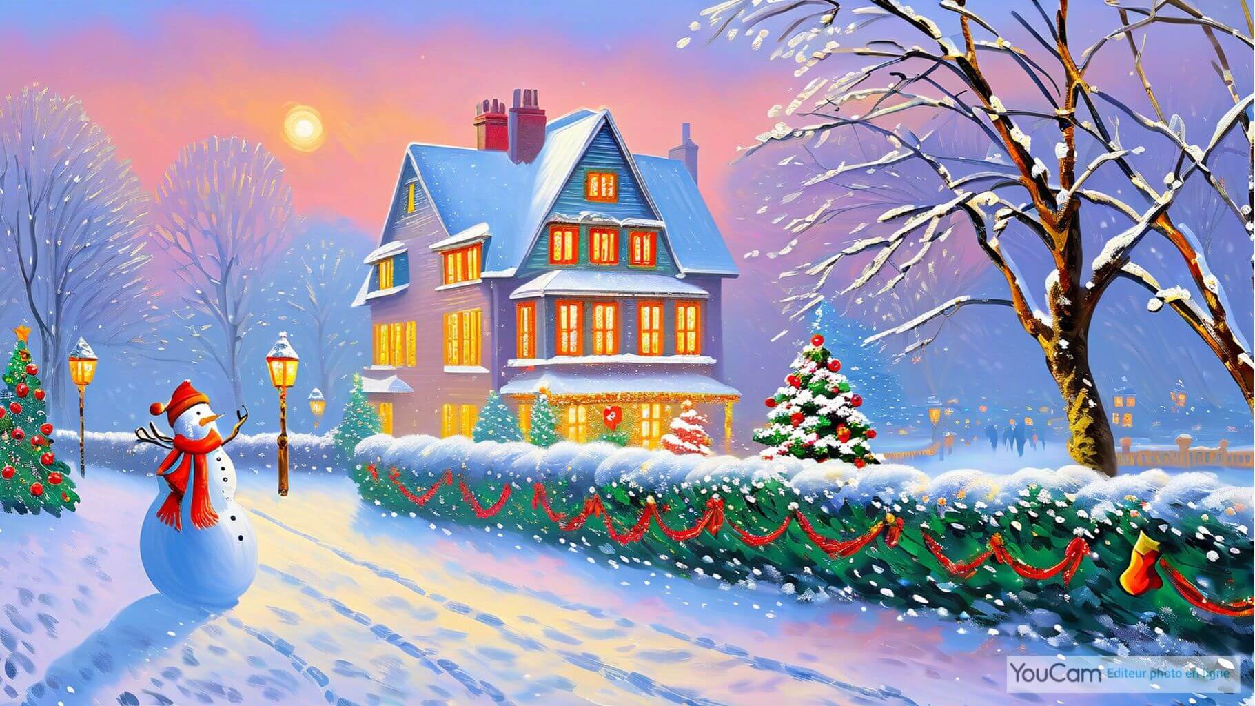 Beau Paysage D'hiver Avec Coucher De Soleil Dans Les Montagnes Enneigées |  JPG La photographie Téléchargement Gratuit - Pikbest, image size:1821x1024