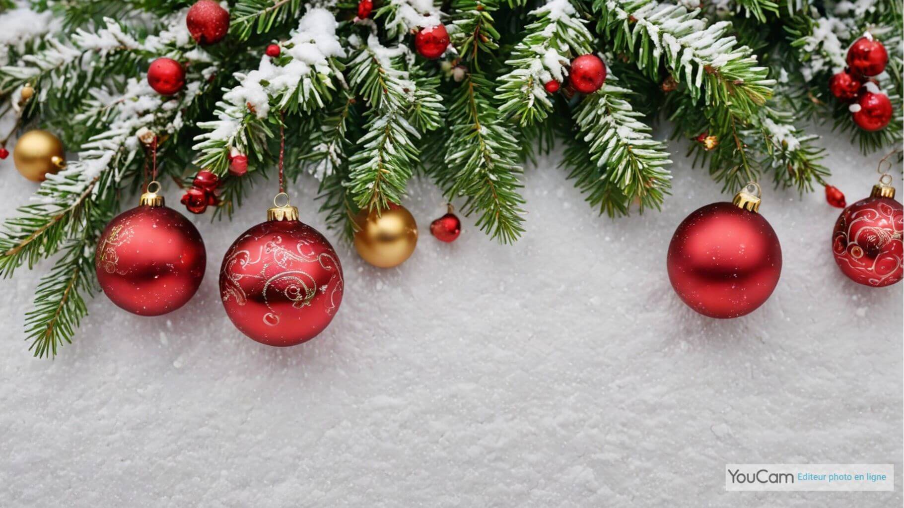 Images d'arrière-plans Noël gratuites : créer fond de Noël via IA | YouCam  Online Editor, image size:1821x1024