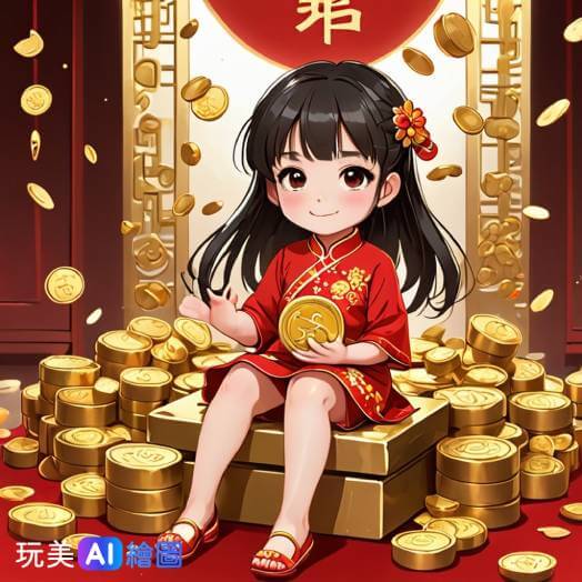 大年初二祝福圖