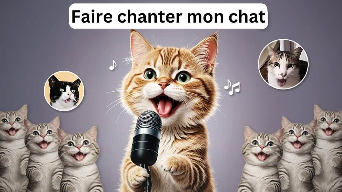 Vidéo chat qui chante : faire chanter son chat avec l'appli DreamFace
