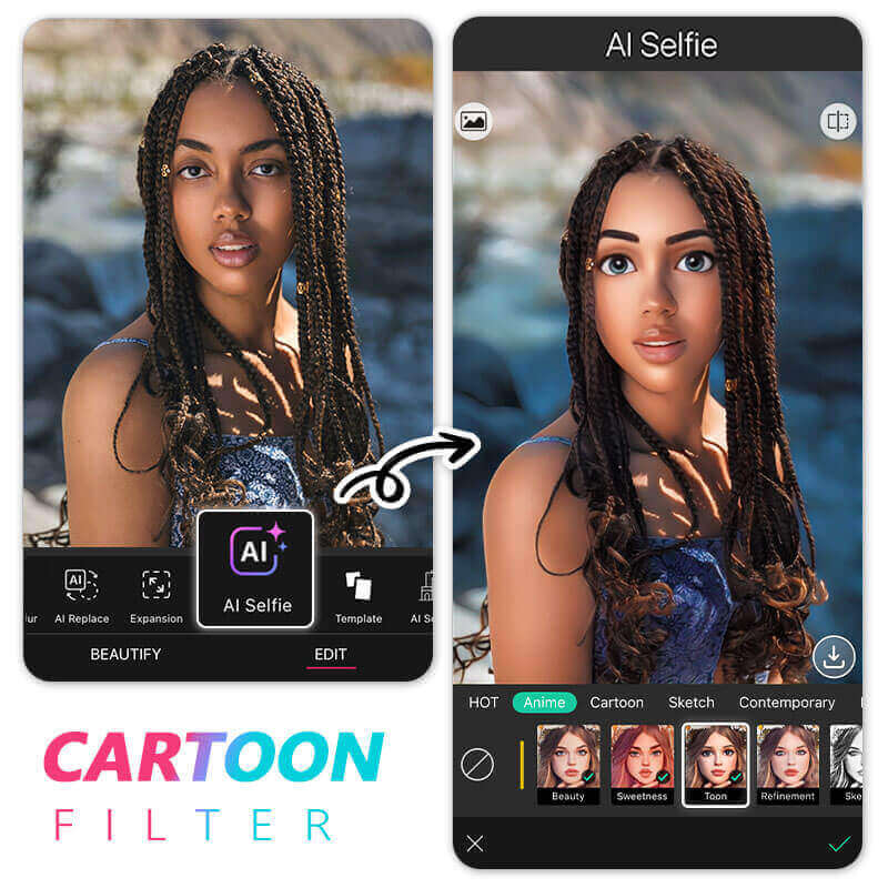 Filtre Pixar : Transformez-moi en un filtre Disney