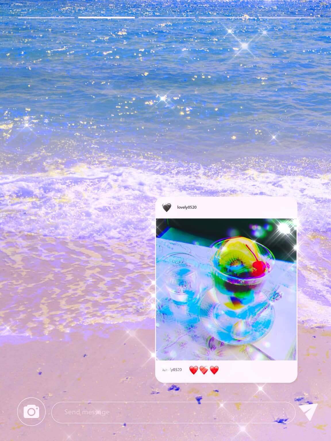 Y2K風のコラージュ