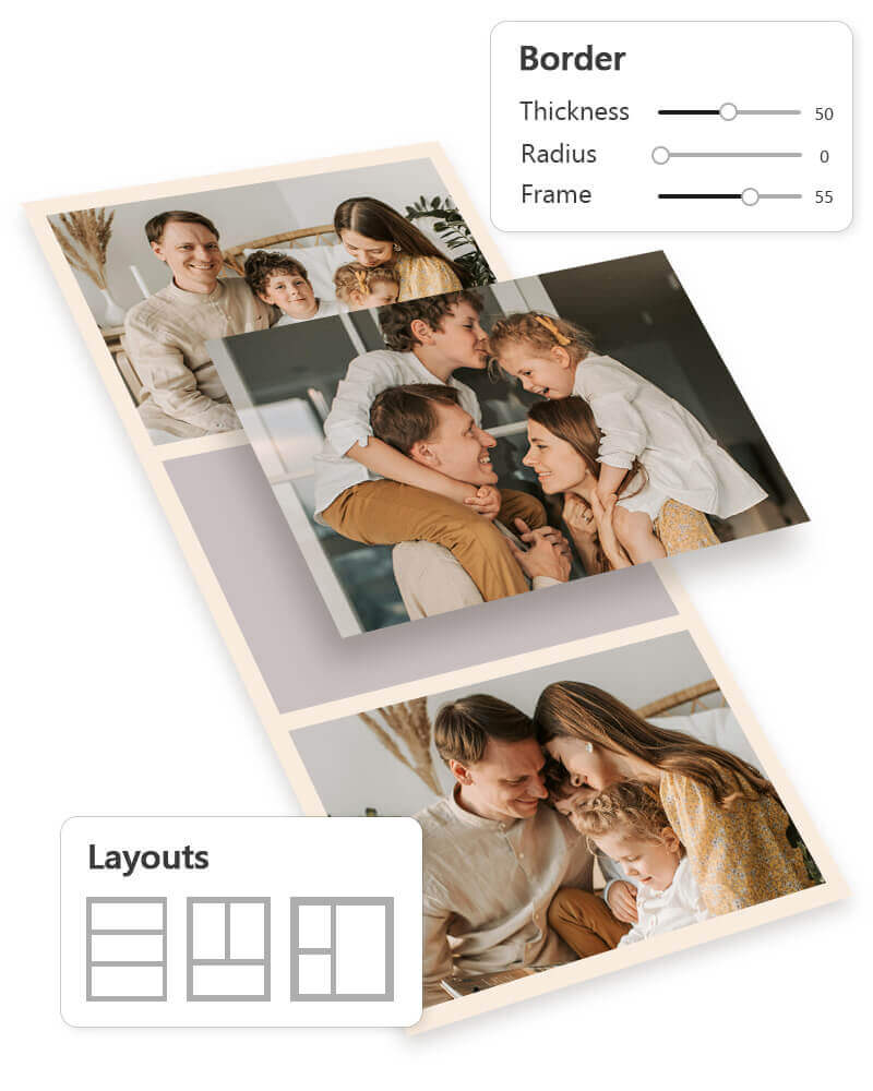 Racontez une histoire avec votre collage photo