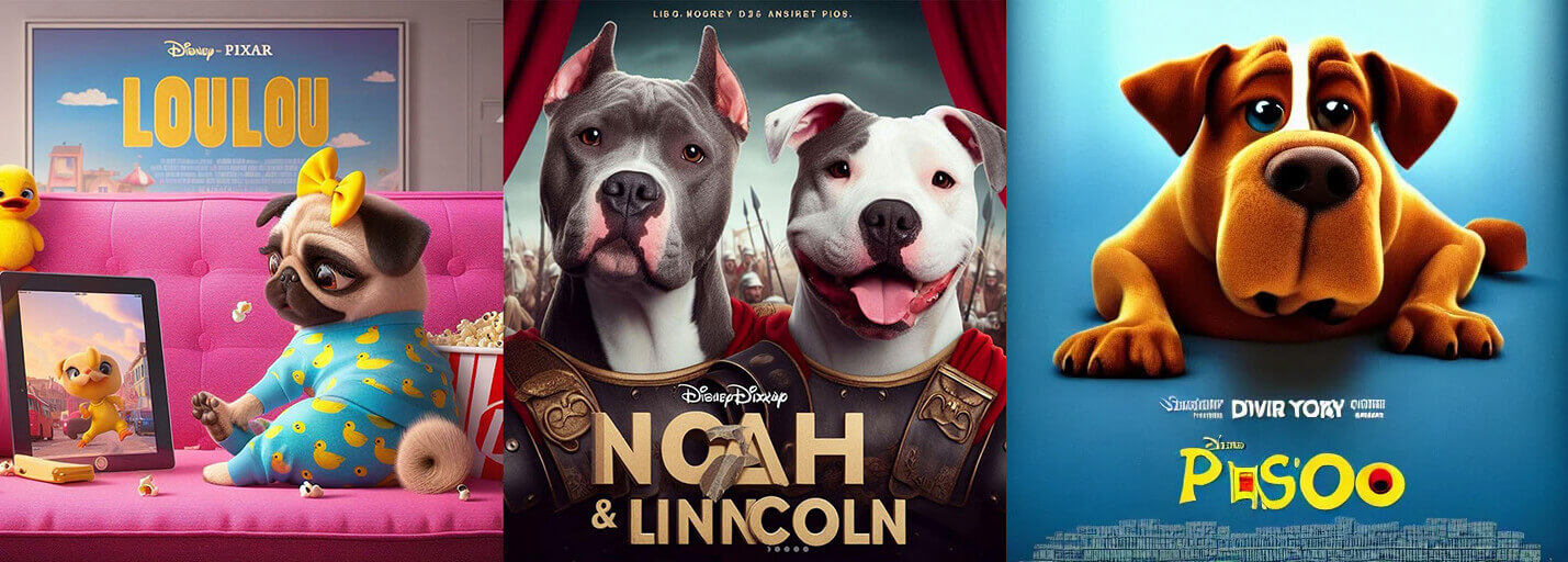 Trend di TikTok dei Cani Stile Film Disney Pixar