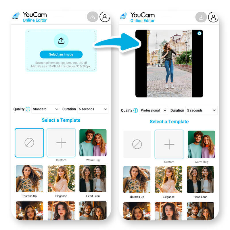 Transformez vos photos en vidéos à l'aide du meilleur éditeur en ligne IA