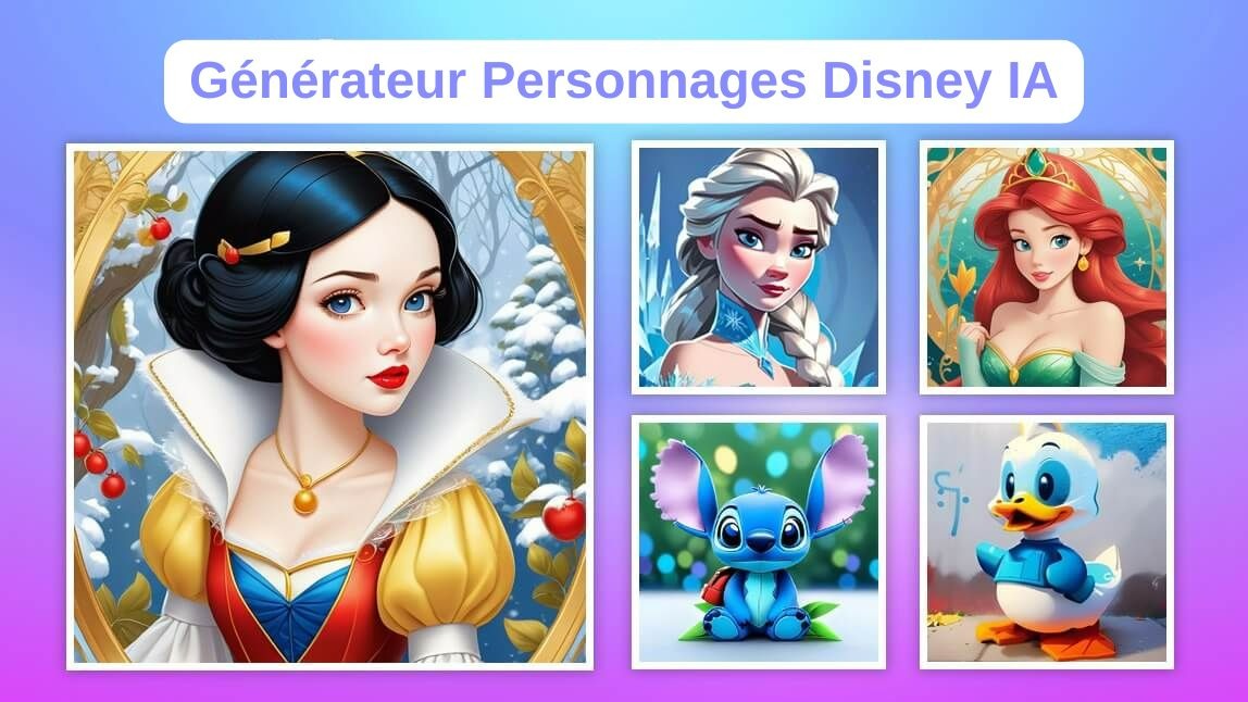 5 Meilleurs générateurs de personnages disney ia pour faire des personnages disney ia