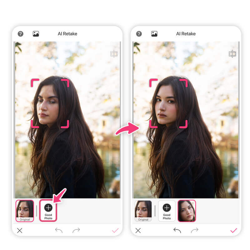 Retake AI app