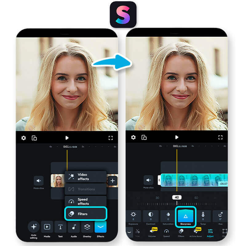 Splice - alternative à CapCut