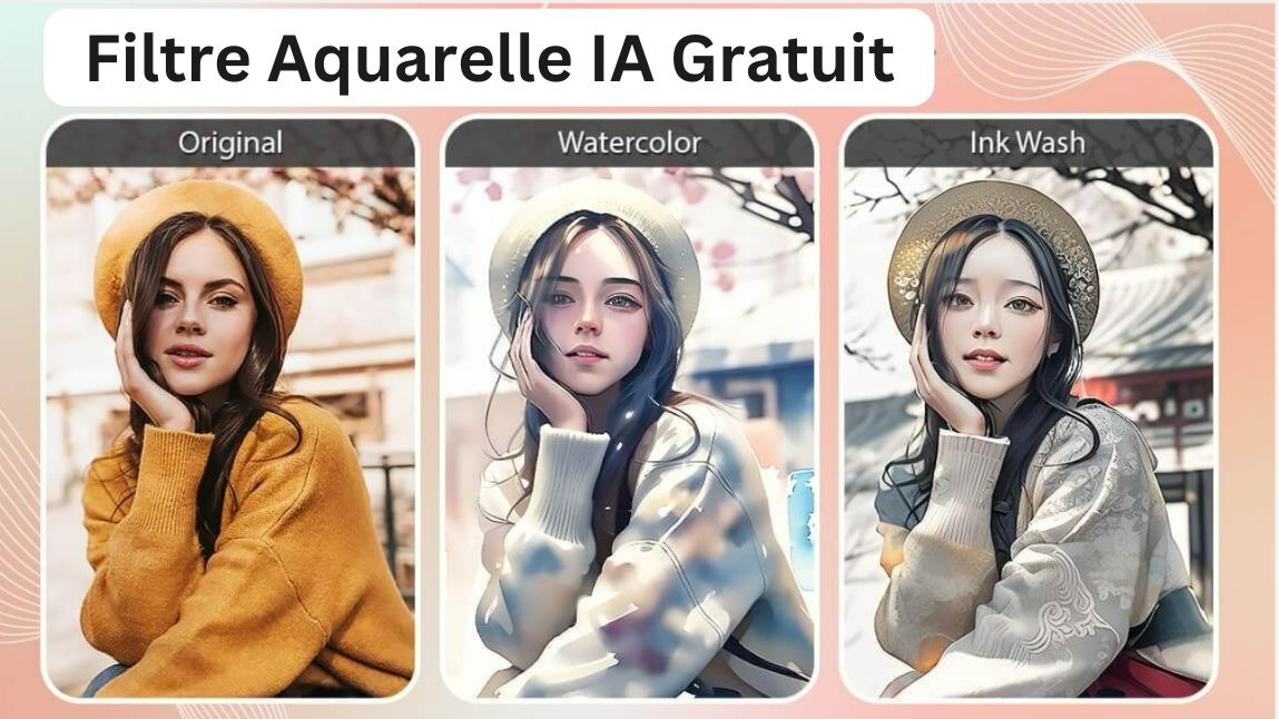 Filtre aquarelle IA gratuit alternative Photoshop : ajoutez un effet aquarelle à vos photos