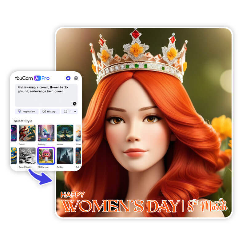 Images GRATUITES pour la Journée des Femmes à envoyer via iMessage, Messenger & SNS