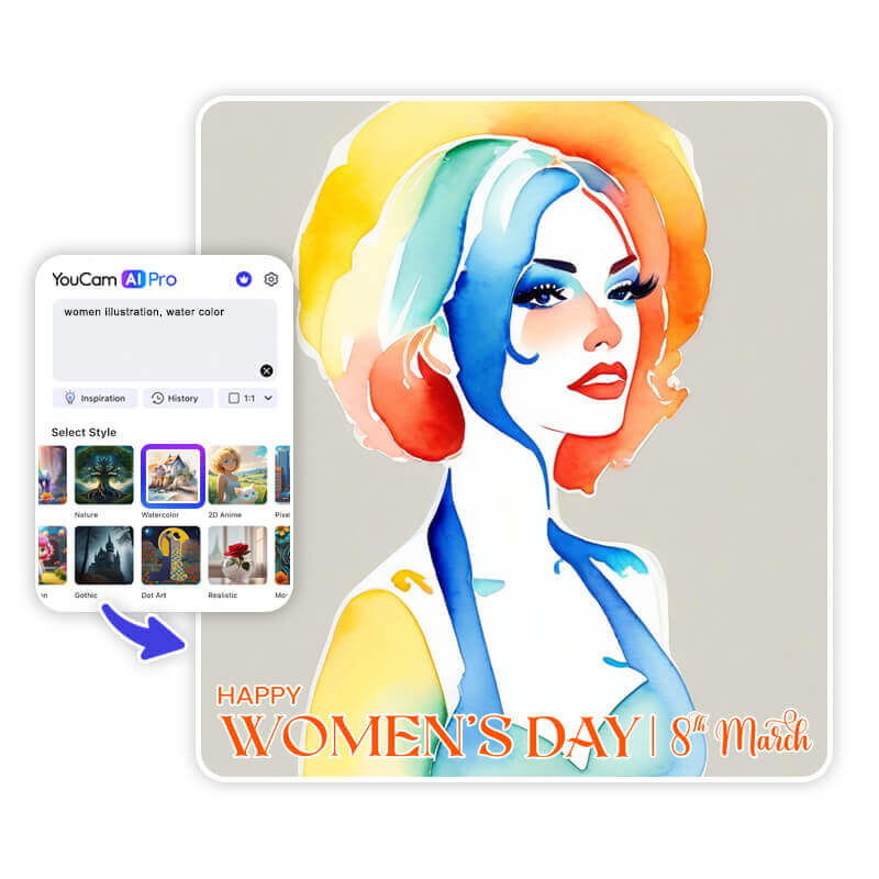 Images GRATUITES pour la Journée des Femmes à envoyer via iMessage, Messenger & SNS