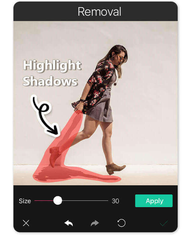 Enlever ombre sur photo sur iPhpne et Android / supprimer ombre sur photo