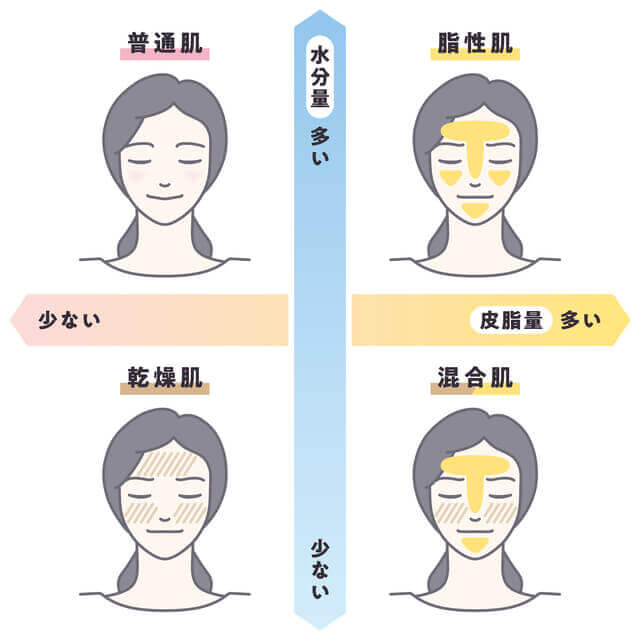 肌タイプチャート