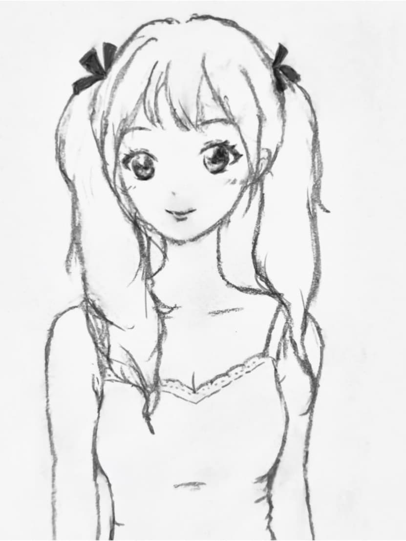 例えばこのラフ画