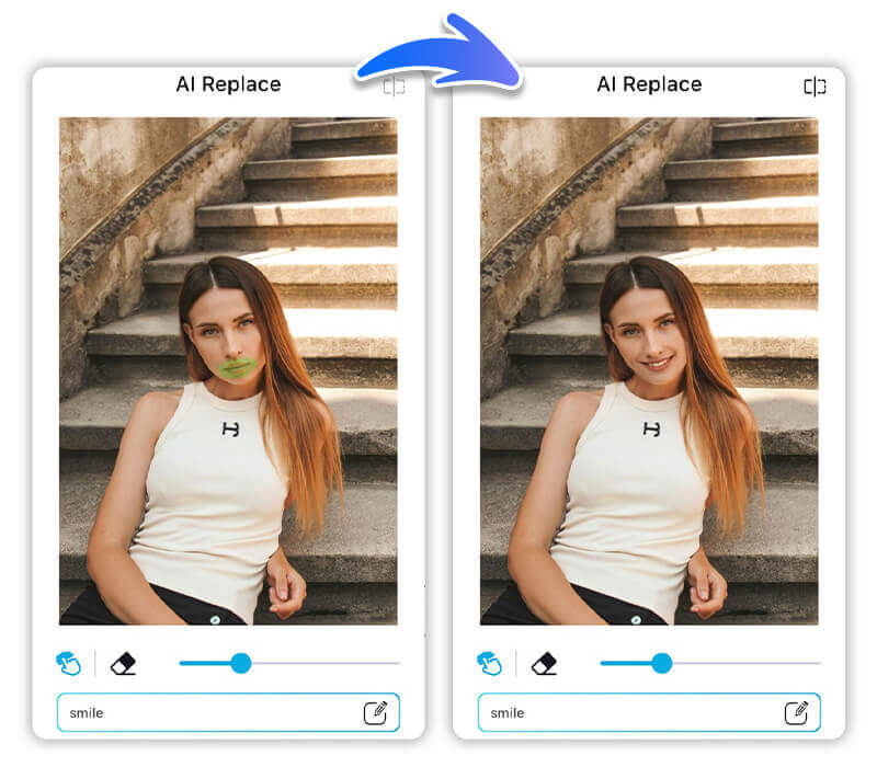 cambiar expresiones faciales con IA