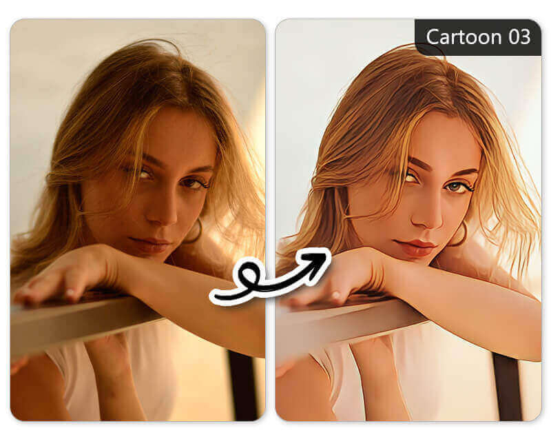 filtro de caricatura para fotos con ia