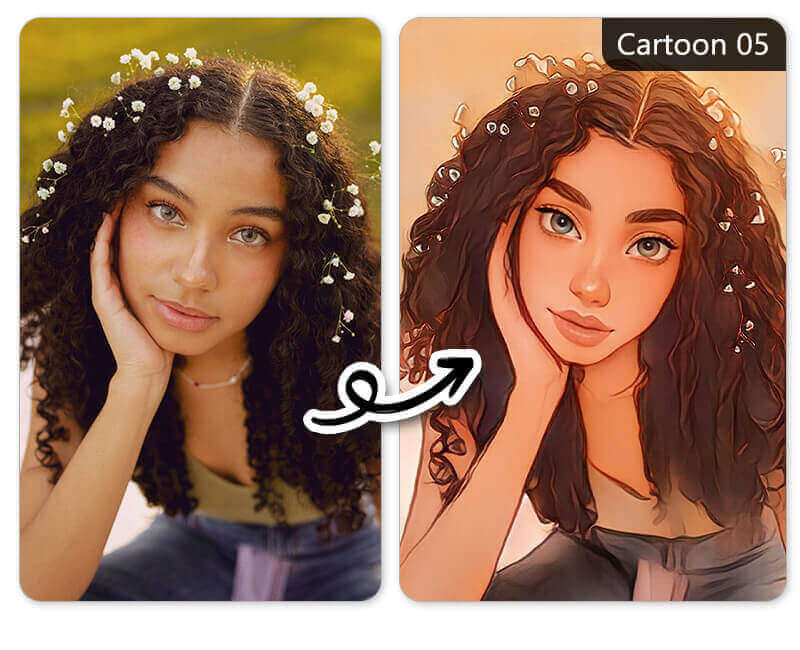 filtro de caricatura para fotos