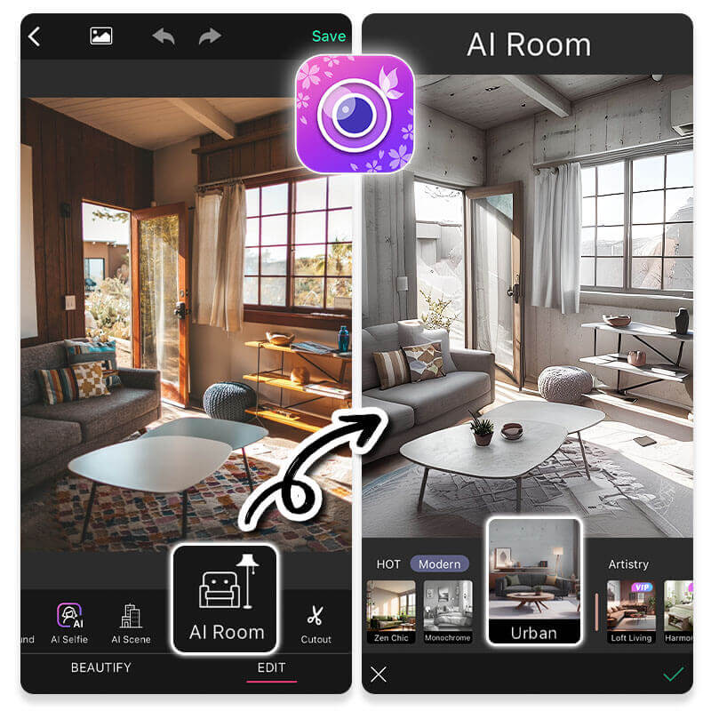 app para diseño de interiores con fotos