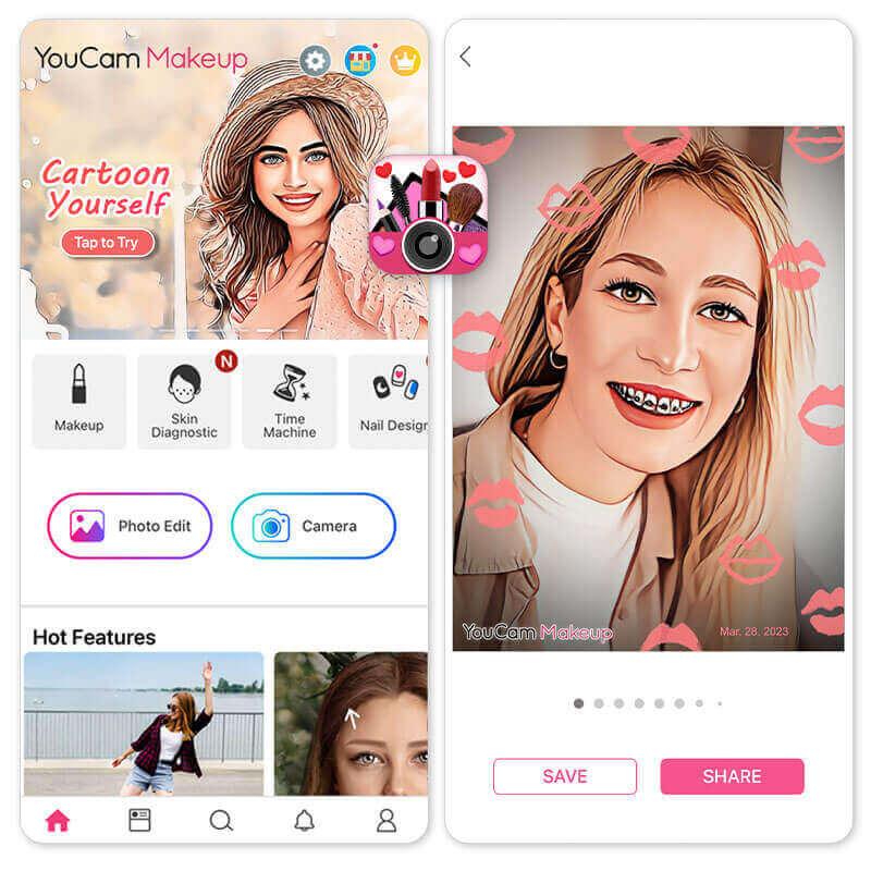 filtro de caricatura para fotos