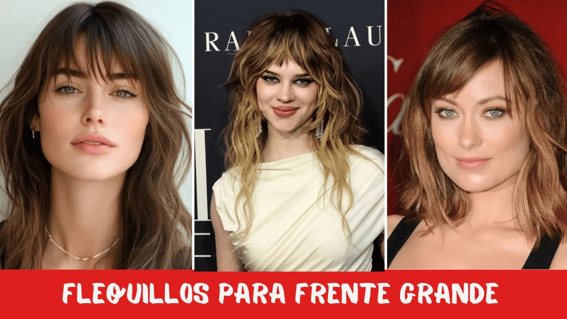 Flequillos para frentes grandes
