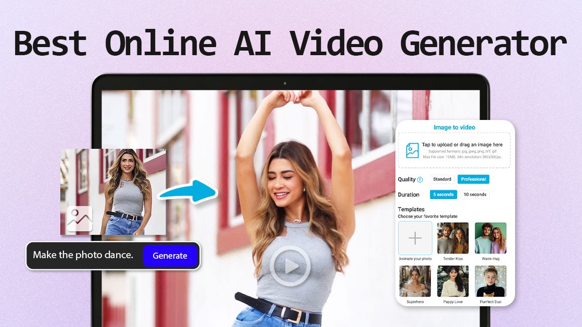 Best Online AI Video Generator: Create Videos From Images & Text